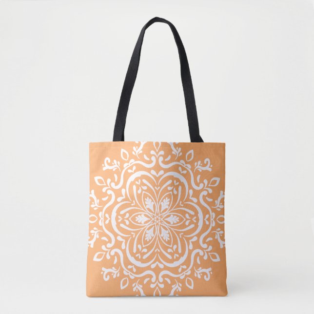 Bolso De Tela Melon Mandala (Anverso)