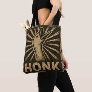 Bolso De Tela Meme de pollo de pato con honk Goose