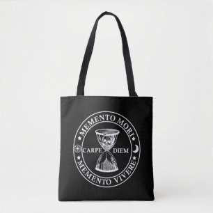 Bolso De Tela Memento mori memento vivere