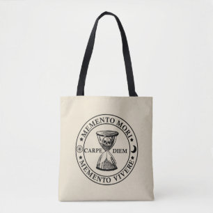 Bolso De Tela Memento mori memento vivere