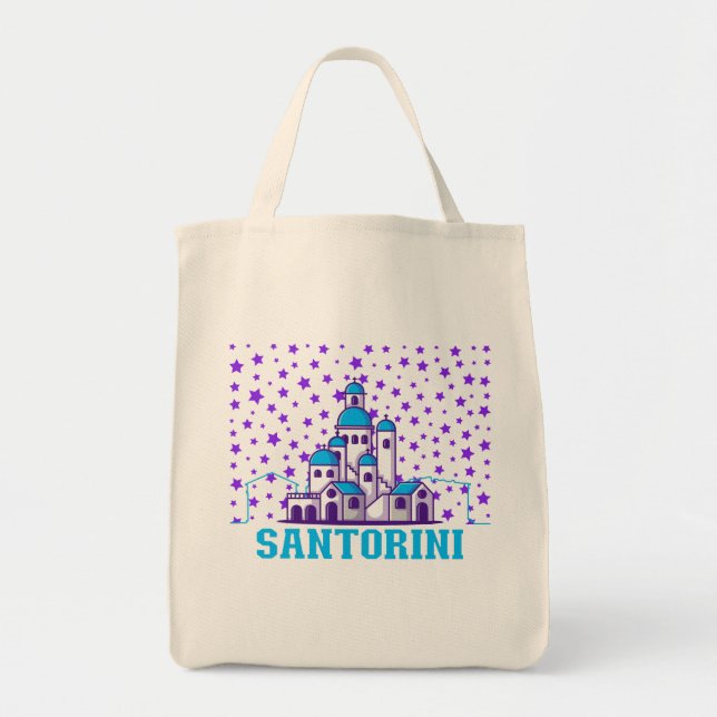 Bolso De Tela Memoria Santorini.b (Frente)
