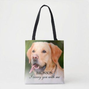 Bolso De Tela Memorial fotográfico de la familia mascota 2