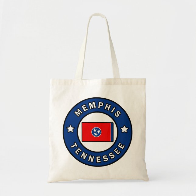 Bolso De Tela Memphis Tennessee (Frente)
