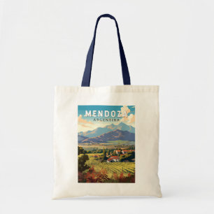 Bolso De Tela Mendoza Argentina Viaje de Arte