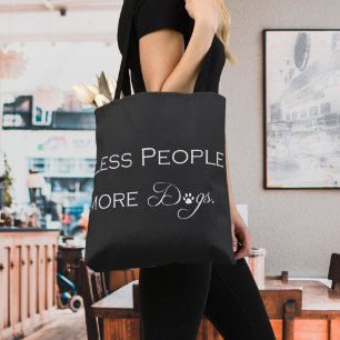 Bolso De Tela Menos gente más perros se burlan