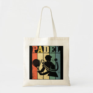 Bolso De Tela Mens Padel Racket Ball Retro Diseño Para Padel Ten