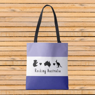 Bolso De Tela Mensaje de personalizado del Día de Australia