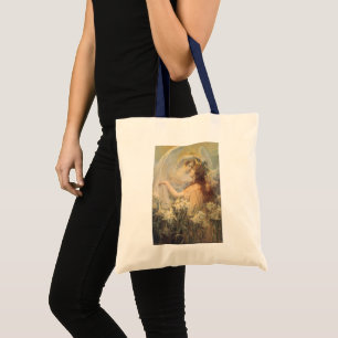 Bolso De Tela Mensaje del Ángel por George Swinstead, Arte Antig