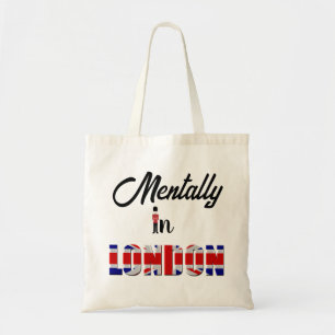 Bolso De Tela Mentalmente En Londres Tote Bag