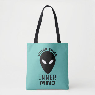 Bolso De Tela Mente interior del espacio ultraterrestre, alieníg