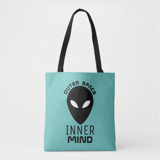 Bolso De Tela Mente interior del espacio ultraterrestre, alieníg (Anverso)