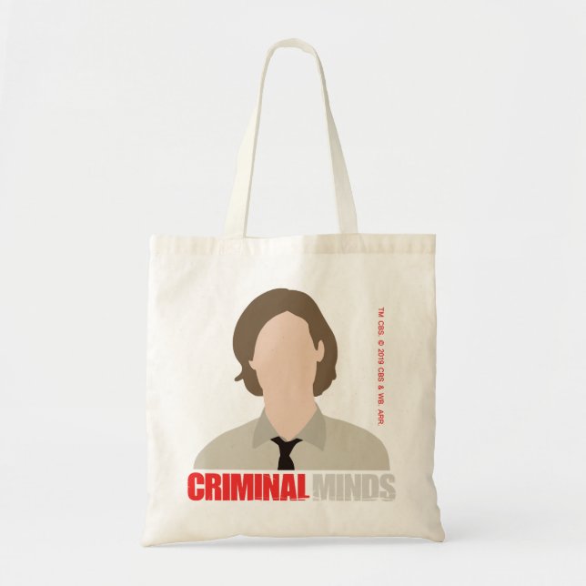 Bolso De Tela Mentes criminales - Dr. Spencer Reid (Frente)