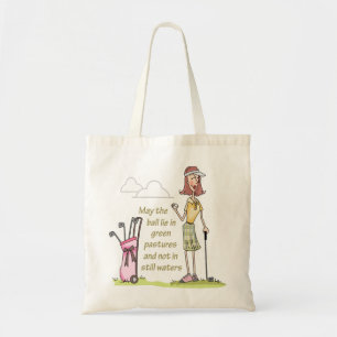 Bolso De Tela Mentir en pasturas verdes