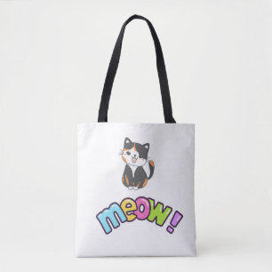 BOLSO DE TELA MEOW