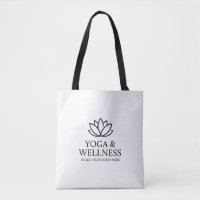 Mercadería promocional con logotipo de White Yoga 