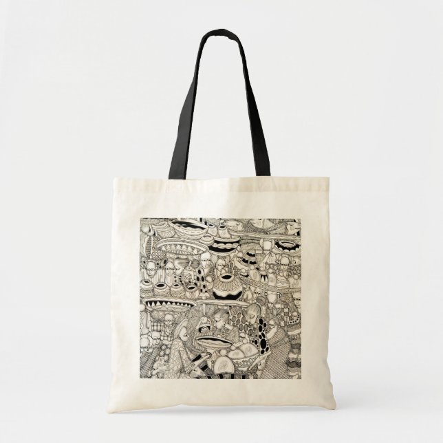 Bolso De Tela Mercado (Frente)