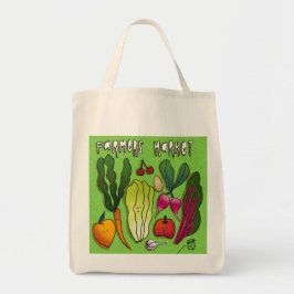 Bolso De Tela Mercado de agricultores