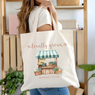 Bolso De Tela Mercado de agricultores locales
