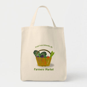 Bolso De Tela Mercado de agricultores locales