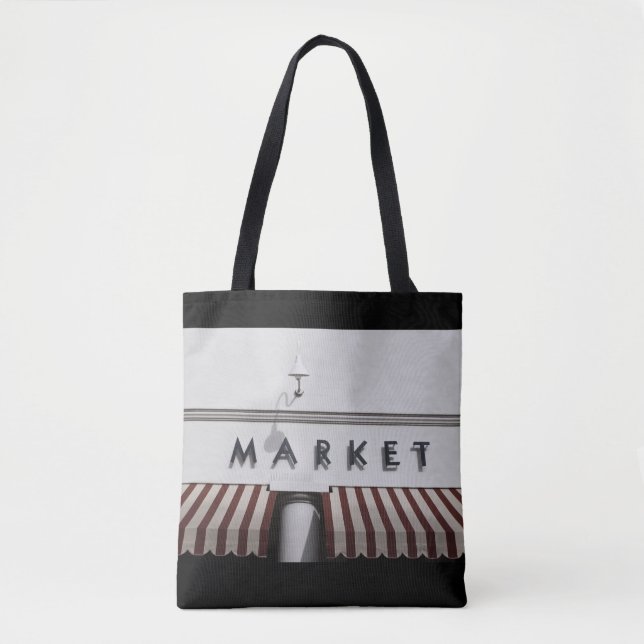 Bolso De Tela Mercado de Comestibles (Anverso)