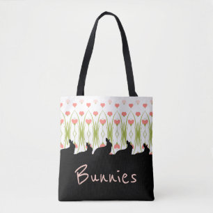 Bolso De Tela Mercado de Diseñadores con acento Bunny