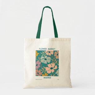 Bolso De Tela Mercado de flores Madrid Imprimir