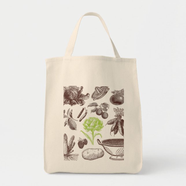 Bolso De Tela Mercado de los agricultores (Frente)