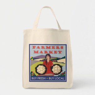 Bolso De Tela Mercado de los granjeros