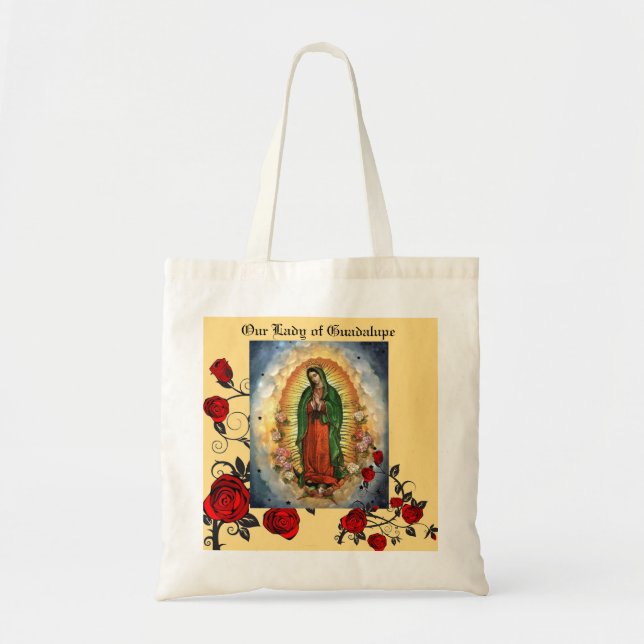 Bolso De Tela Mercado de Nuestra Señora de Guadalupe (Frente)