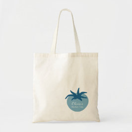 Bolso De Tela Mercado de Tomate Botánico Minimalista Personaliza