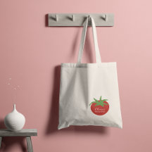 Mercado de Tomate Botánico Minimalista Personaliza