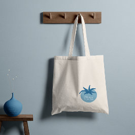 Bolso De Tela Mercado de Tomate Botánico Minimalista Personaliza
