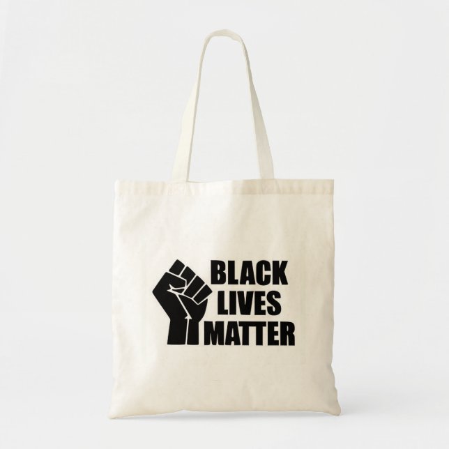 Bolso De Tela Merch Black Lives Matter (Frente)