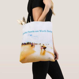 Bolso De Tela Merece la pena salvar hermosos planetas