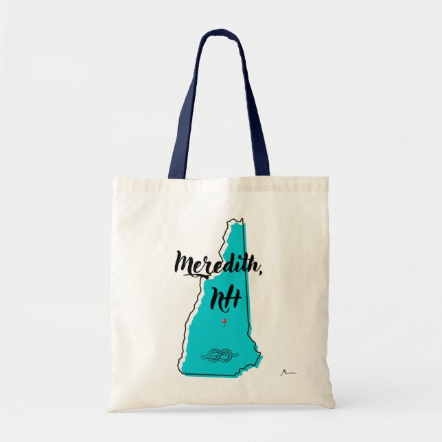 Bolso De Tela Meredith, NH Tote Bag (Frente)