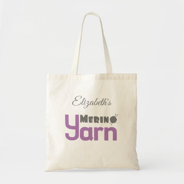 Bolso De Tela Merino Yarn Tote Bag (Frente)