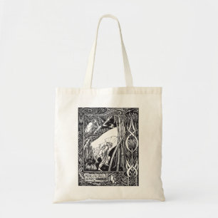 Bolso De Tela Merlin y Nimue, por Aubrey Beardsley - HD