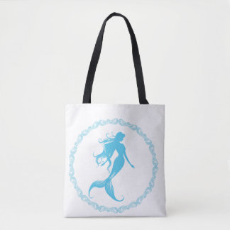 Bolso De Tela Mermaid Silhouette