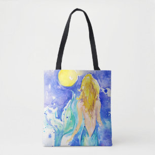 Bolso De Tela Mermaid Tote Bag