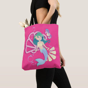 Bolso De Tela Mermaid Tote Bag