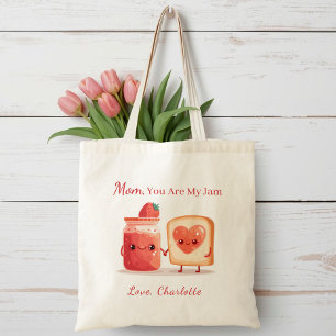 Bolso De Tela Mermelada de Fresa Adorable Personalizada Regalo d
