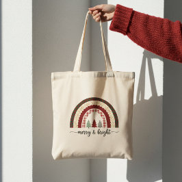 Bolso De Tela Merry and Bright Christmas – Festive Holiday