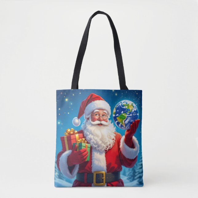 Bolso De Tela „Merry Christmas“1 (Anverso)