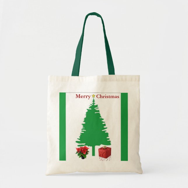 Bolso De Tela Merry Christmas Bag (Frente)