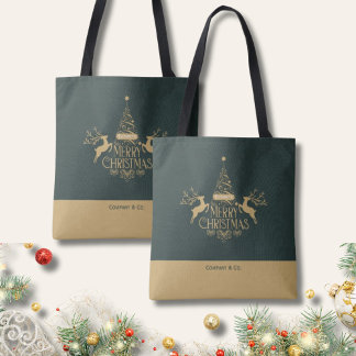 Bolso De Tela Merry Christmas Custom Name for Corporate Team