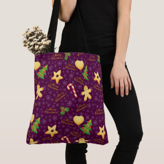 Bolso De Tela Merry Christmas Tote Bag