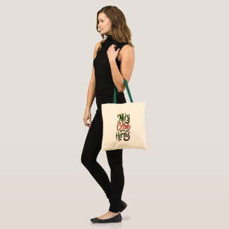 Bolso De Tela Merry Christmas Typography Canvas Tote Bag 