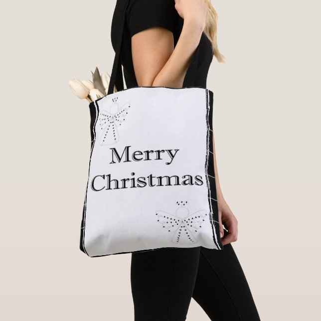 Bolso De Tela Merry Christmas Women's Tote Bags (Detalle)