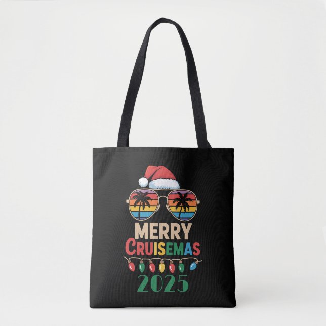 Bolso De Tela Merry Cruisemas 2025 Personalized Xmas Cruise (Anverso)