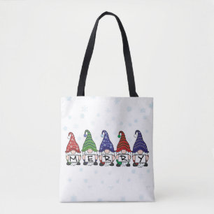 Bolso De Tela Merry Gnomes